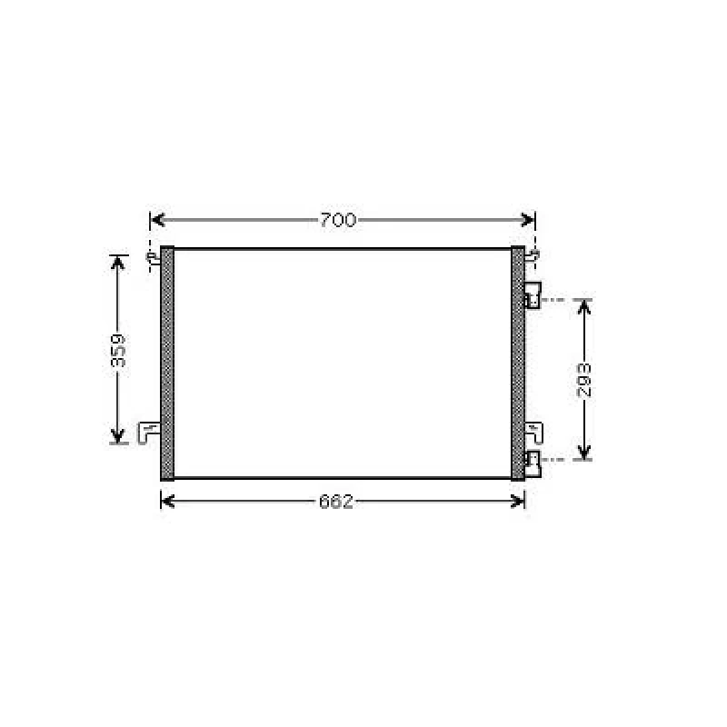 Image of Air conditioning condenser DIEDERICHS DCC1298