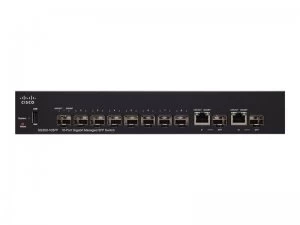 image of Cisco Switch/SG350-10SFP 10P PoE Gigabit Managed