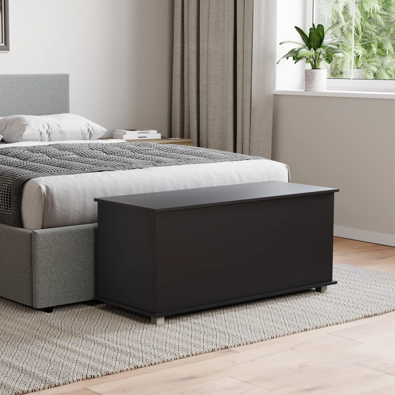 Image of Lassic Vida Designs Leon Storage Ottoman Black unisex One Size