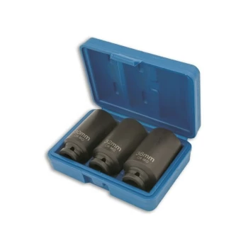 Image of LASER Impact/Bi Hex Hub Nut Socket Set - 3 Piece - 4146