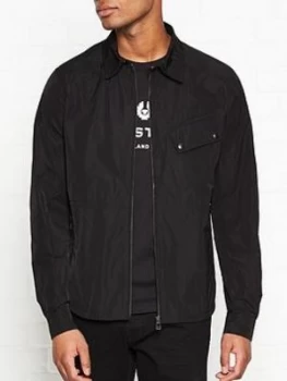 Image of Belstaff Camber Nylon Overshirt - Black