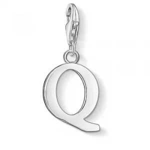 image of THOMAS SABO Silver Letter Q Charm 0191-001-12