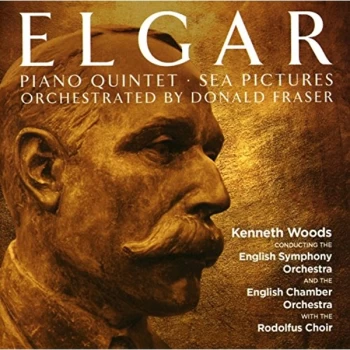 Image of English Symphony Orchestra, English Chamber Orchestra & Kenneth Wood - Elgar: Piano Quintet/Sea Pictures CD