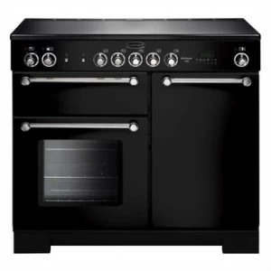 Image of Rangemaster 112820 100cm KITCHENER Electric Ceramic Range Black Chrome