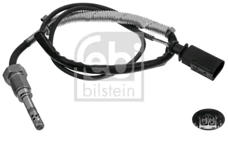 Image of FEBI BILSTEIN 49280 Sensors behind exhaust turbocharger Sensor,exhaust gas temperature (3938)
