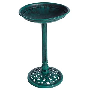 Image of Gardman Verdegris Bird Bath - Green