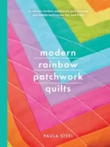 Image of Modern Rainbow Patchwork Quilts