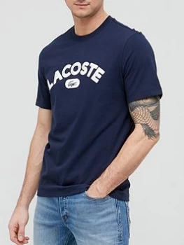 Lacoste Sportswear Large Logo T-Shirt - Navy