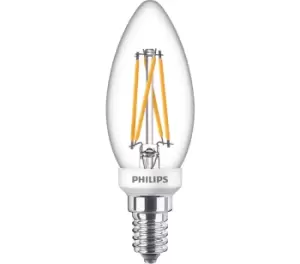 Image of Philips Classic 6W E14/SES Candle Dimmable Very Warm White - 64628800