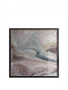Image of Gallery Crystal Fluid Abstract Framed Art