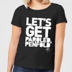 Image of Danger Mouse Let's Get Paroled Penfold Womens T-Shirt - Black