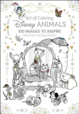 Image of art of coloring disney animals 100 images to inspire creativity and relaxat