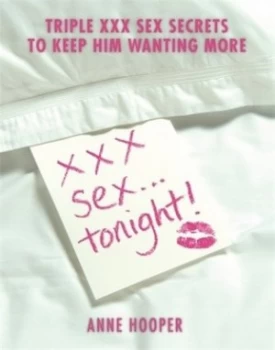 Image of Xxx Sex- Tonight by Anne Hooper Book