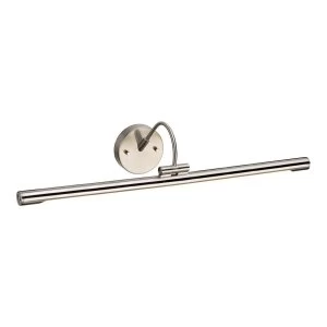 Image of LED 1 Light Large Picture Wall Light Brushed Nickel