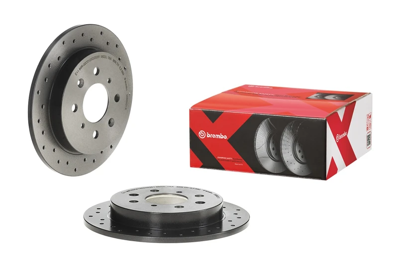 Image of BREMBO Brake disc BREMBO 08.B602.1X