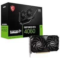 Image of MSI GeForce RTX 4060 Ventus 2X OC 8GB GDDR6 PCI-Express Graphics Card