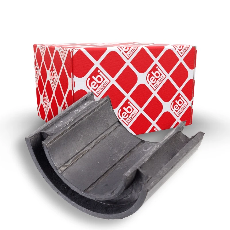 Image of FEBI BILSTEIN 107388 Stabilizer Bushes Front Axle, Elastomer Elastomer Anti-roll Bar Bush Kit (1334)