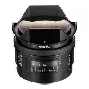 image of Sony 16mm f/2.8 Fisheye Lens