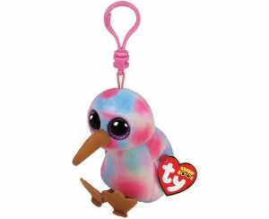 Image of ty Kiwi Bird Beanie Boo Clip Keyring