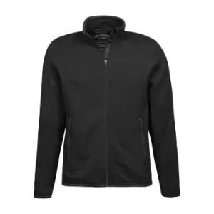 Image of Tee Jays Mens Knitted Outdoor Fleece Jacket (3XL) (Black)