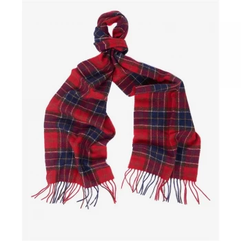 Image of Barbour Tartan Lambswool Scarf - Red Tartan RE35