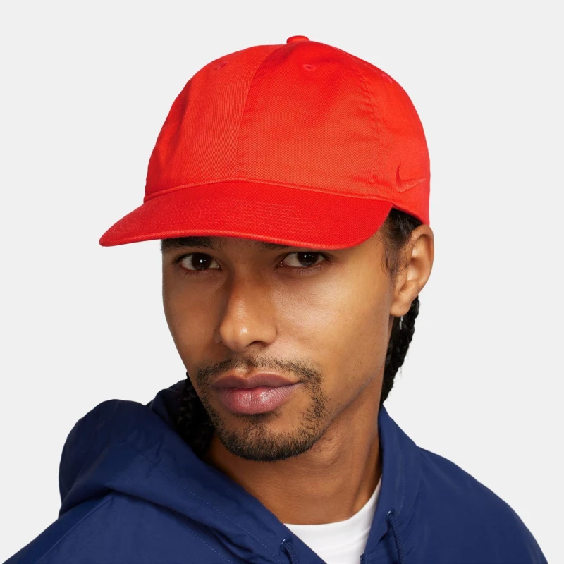 Image of Nike Club Cap Unisex - Red Red S - M