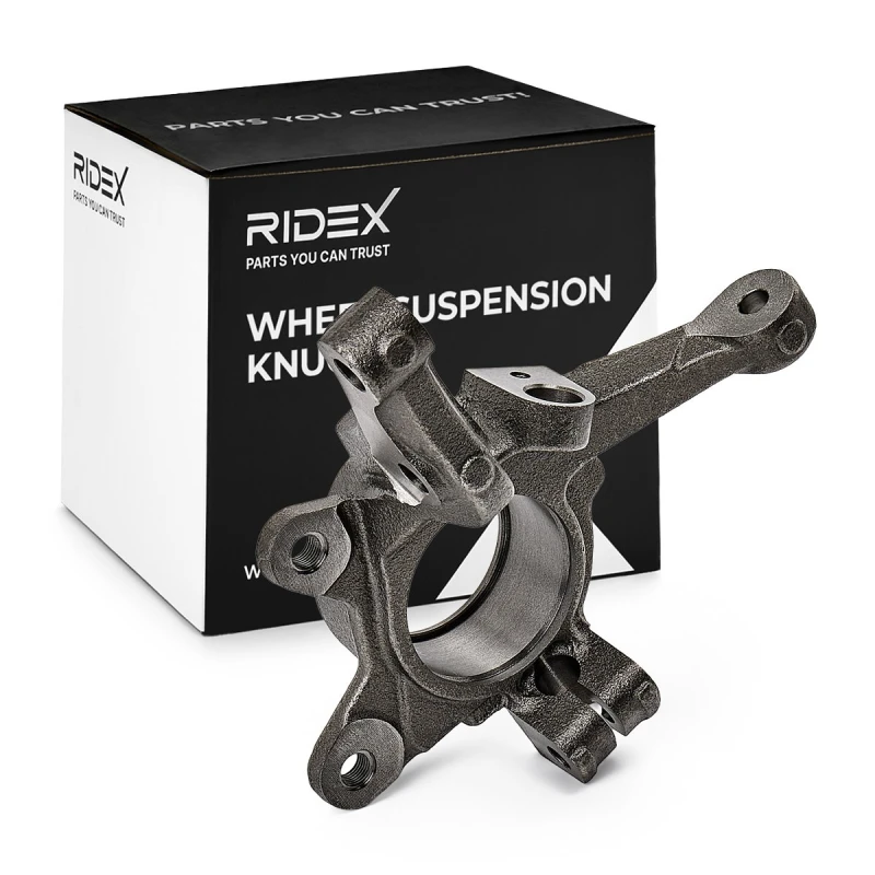 Image of RIDEX 1159S0338 Steering Knuckle Front Axle Right Stub Axle,wheel suspension (1159)