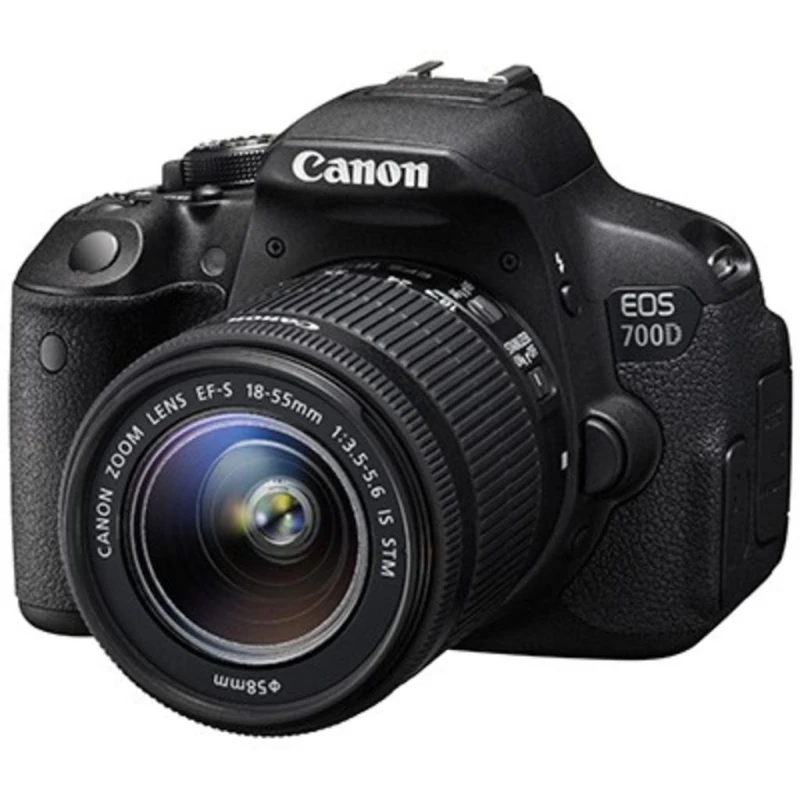 Image of Canon Reflex EOS 700D - Black + Canon EF-S 18-55mm f/3.5-5.6 IS STM f/3.5-5.6