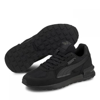 image of Puma Graviton Junior Boys Trainers - Black/Grey