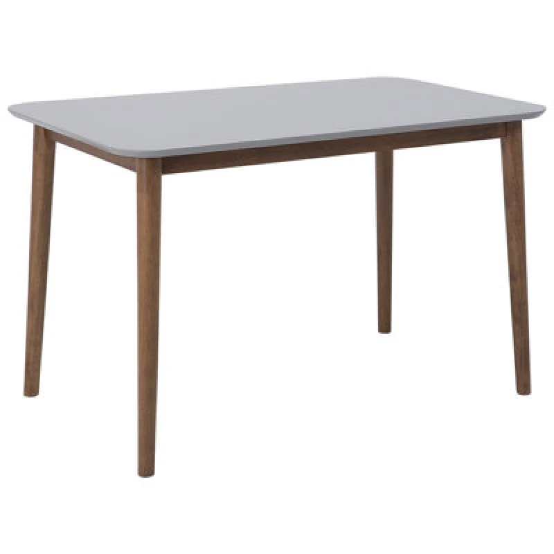 Image of Beliani Dining Table Modesto Grey 118cm 77cm Wood