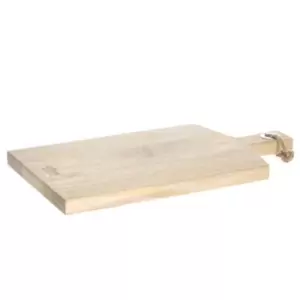 image of Mango Wood Chopping Board with Handle Natural