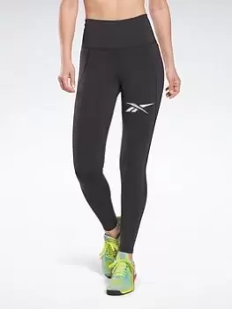 Image of Reebok Lux Vector Leggings, Black Size M Women