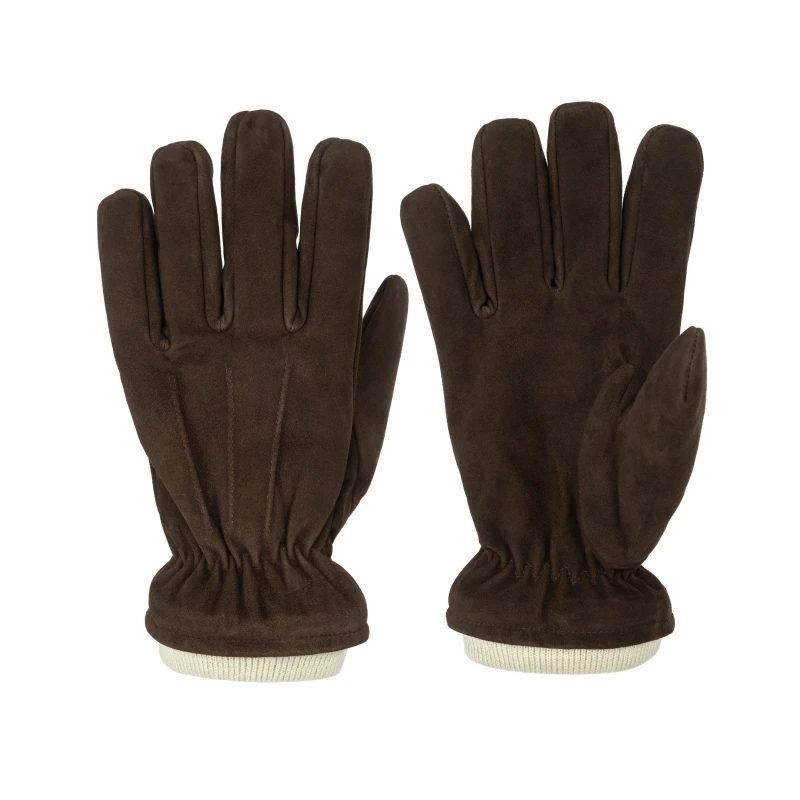 Image of Firetrap Suede Gloves Mens - Brown Brown S - M