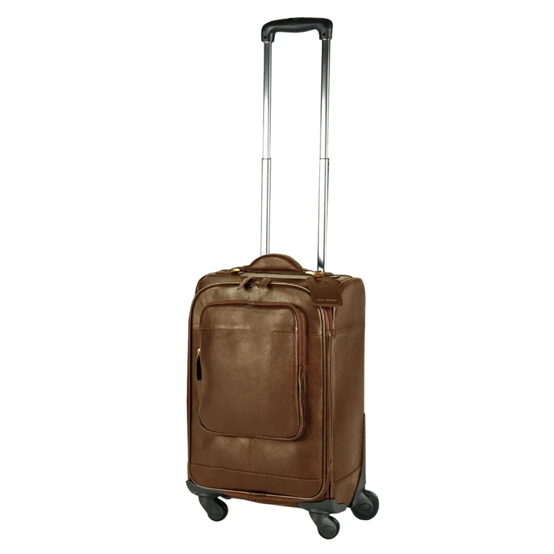 Image of Eastern Counties Leather Trolley Case in Tan Tan Unisex