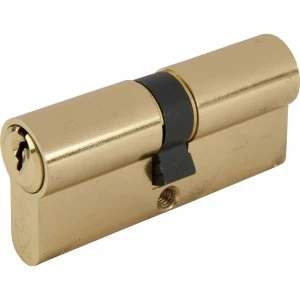 Image of Yale X6 Kitemark Double Euro Cylinder 95mm 40mm x 45mm Brass