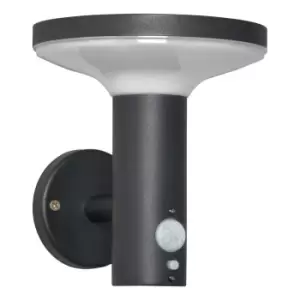 Image of Zink CLAIRE LED Solar Wall Light with PIR Sensor Black