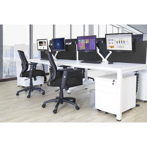 Image of Trexus PC Holder Leg Mounted White Ref BE043