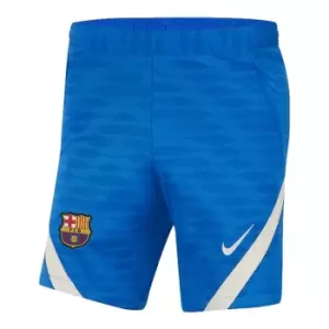 Image of 2021-2022 Barcelona Dry Strike Shorts (Blue) - Kids