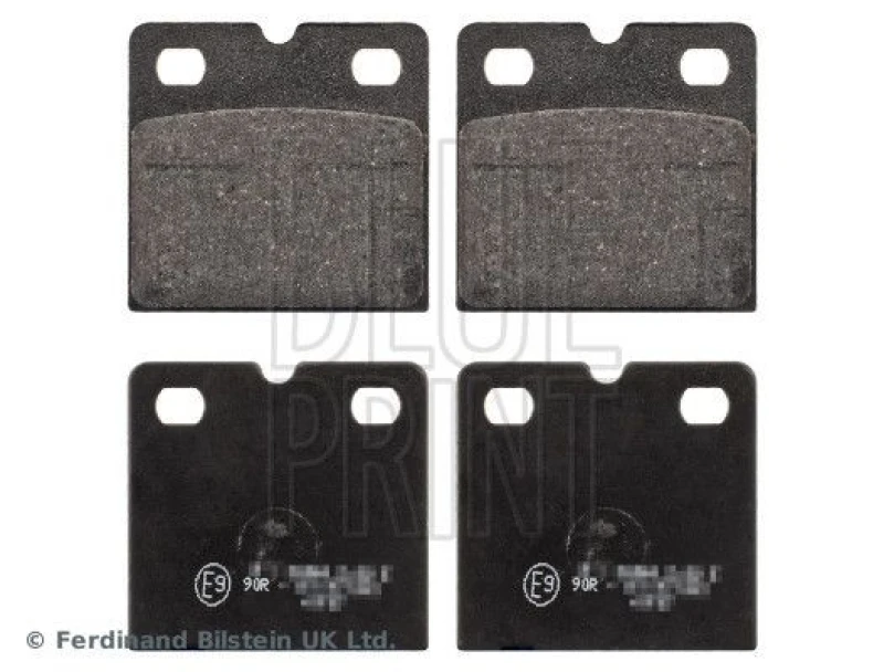 Image of Blue PRINT Brake pad set Blue PRINT ADV184281