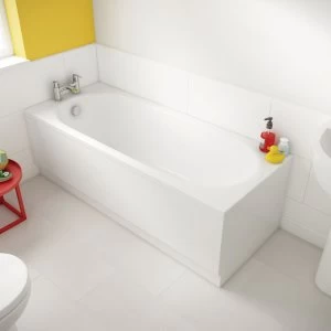 Wickes Forenza Straight Bath - 1800mm