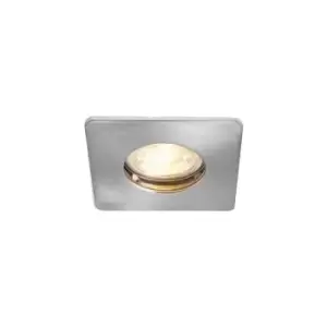 Image of Saxby Speculo - LED Fire Rated 1 Light Bathroom Recessed Downlight Brushed Chrome Plate, Glass IP65