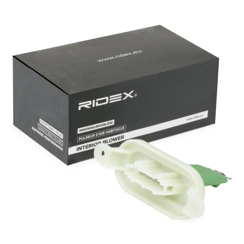 Image of RIDEX Blower motor resistor RIDEX 2975R0143