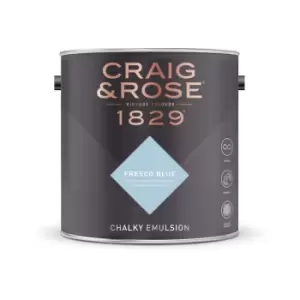 Image of Craig & Rose Chalky Emulsion Fresco Blue - 2.5L