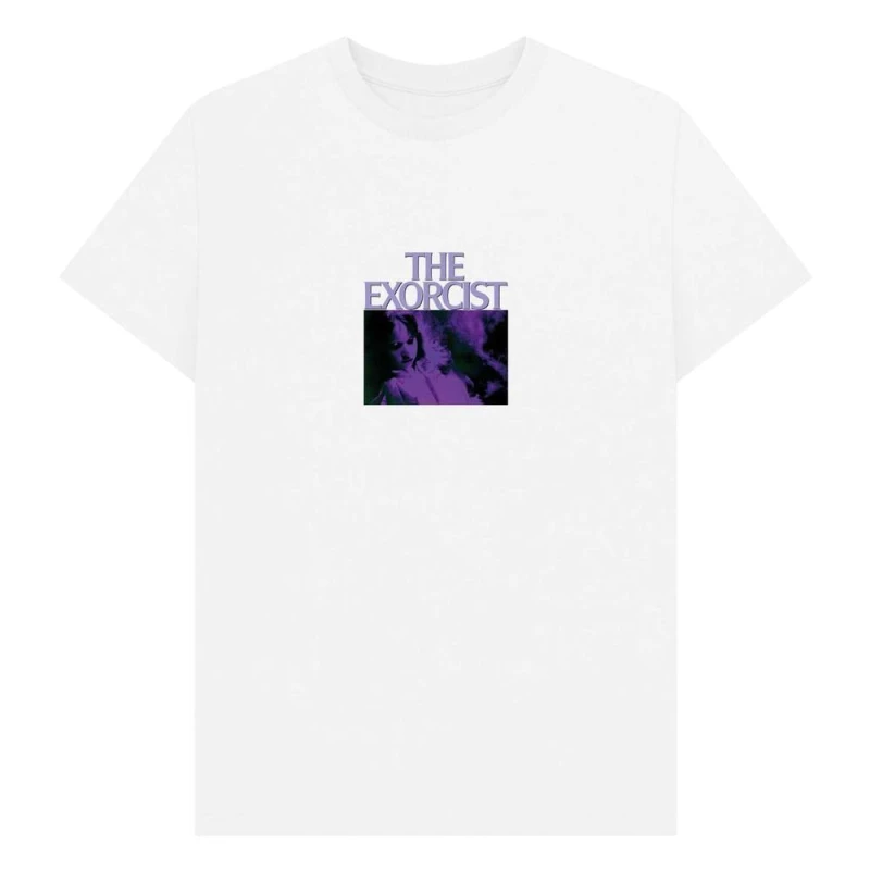 Image of The Exorcist Mens Movie T-Shirt in White Size: Small White Male S