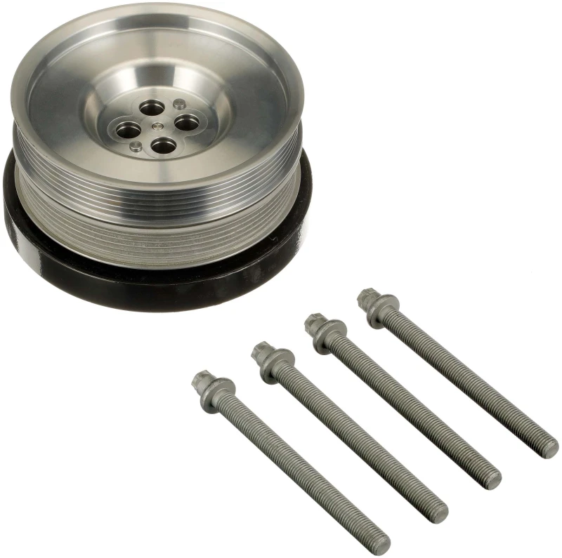 Image of GATES TVD1227A Crankshaft Pulley G-Force PowerLink with damping, with accessories, Ø: 160mm Metal Belt Pulley,crankshaft (3213)