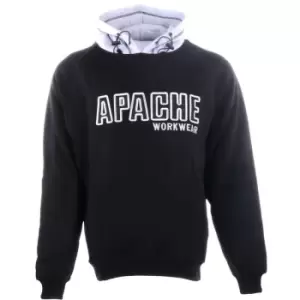 Image of Apache Hooded Sweatshirt - XXL - Black/Grey