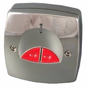 Image of CQR Panic Button and Key Personal Attack Hold-Up Device Stainless Steel - Electronic Double