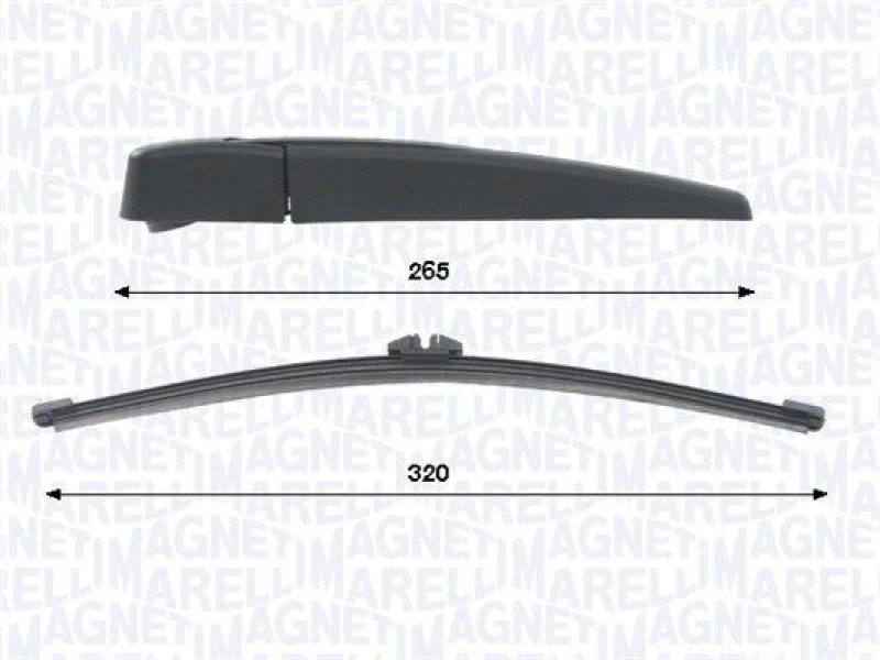 Image of MAGNETI MARELLI Wiper arm set MAGNETI MARELLI 000723180450