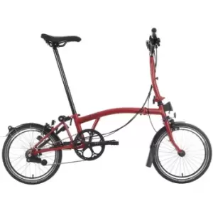 image of Brompton C Line Urban - Mid Handlebar - Red