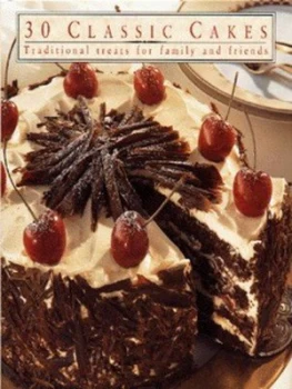 Image of 30 Classic Cakes Hardback
